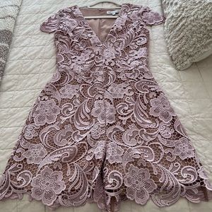 Dress The Population Lace Romper